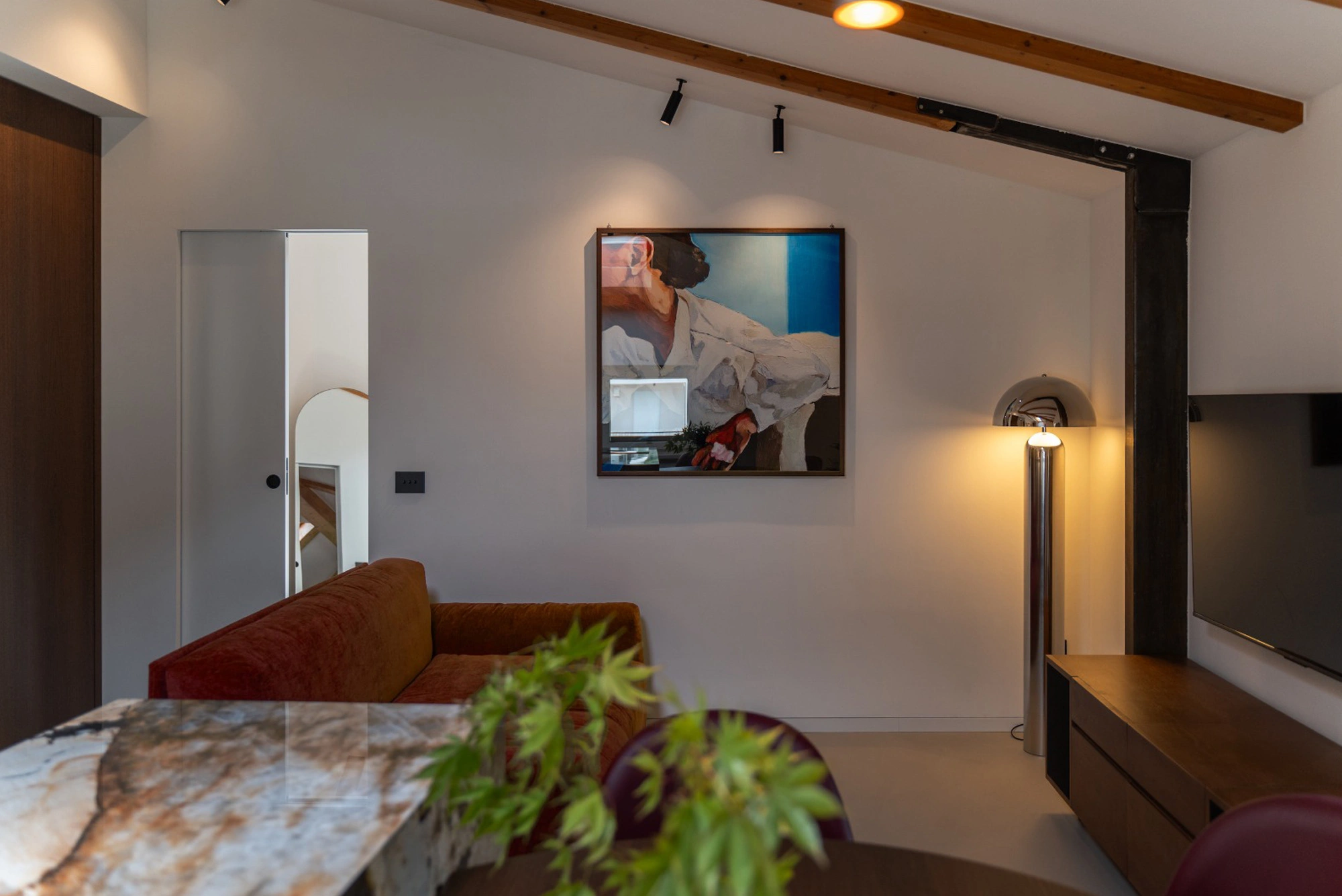 Zona living Garda Relais apartment Riva del Garda
